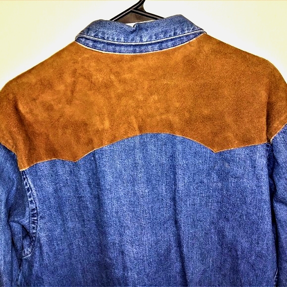 Vintage Ralph Lauren!!* denim long sleeve. - Picture 4 of 8
